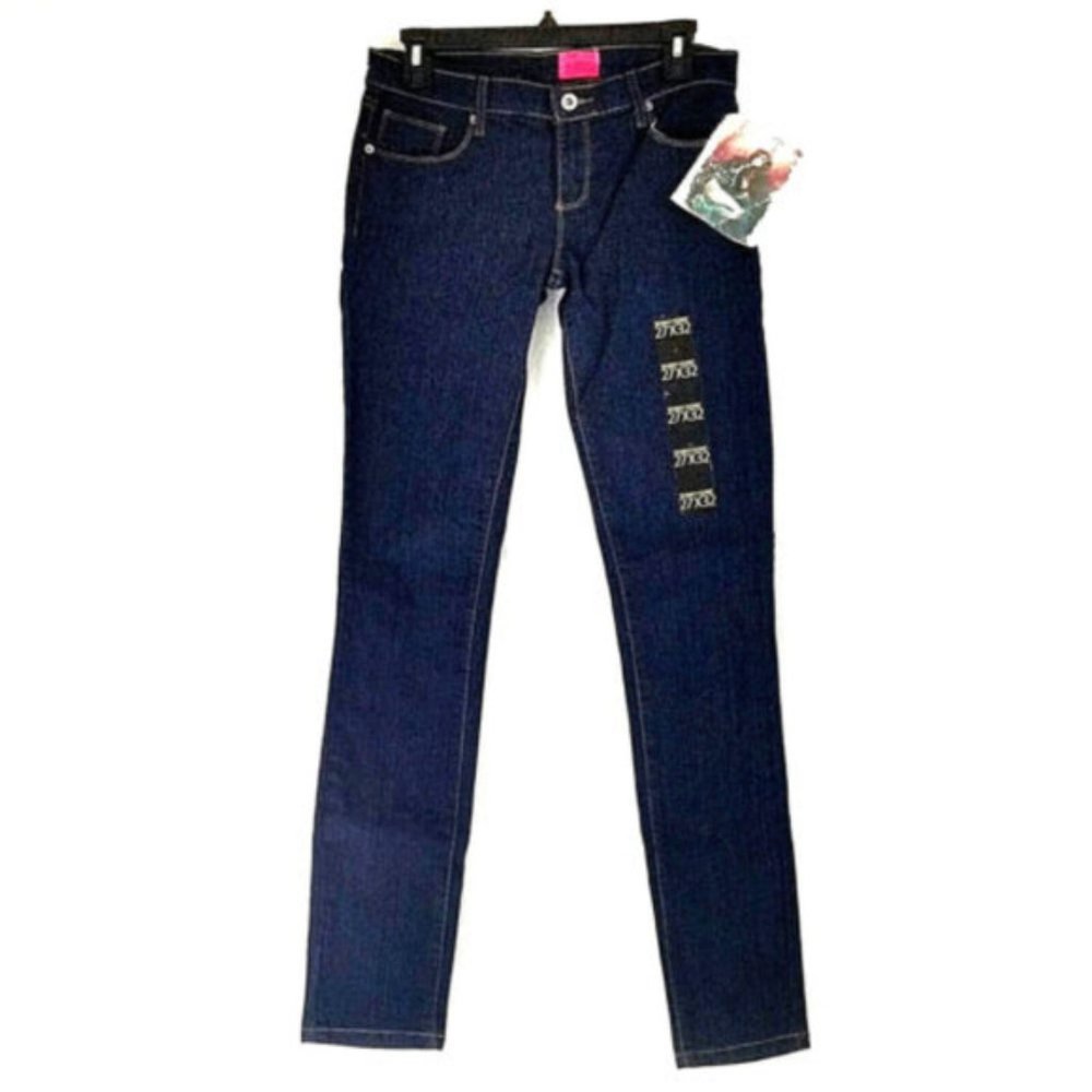 Jayime Jeans 27" Skinny Leg Dark Wash Low Rise